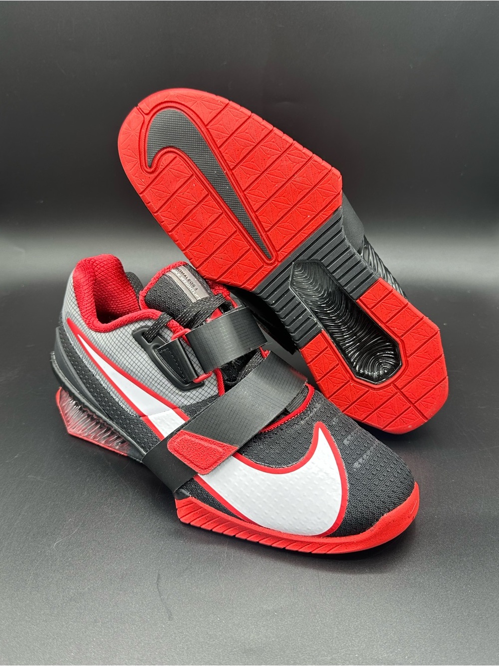 Nike Romaleos 4 Weightlifting Shoes Black Red CD3463-003 V02 Men’s Size 6 New